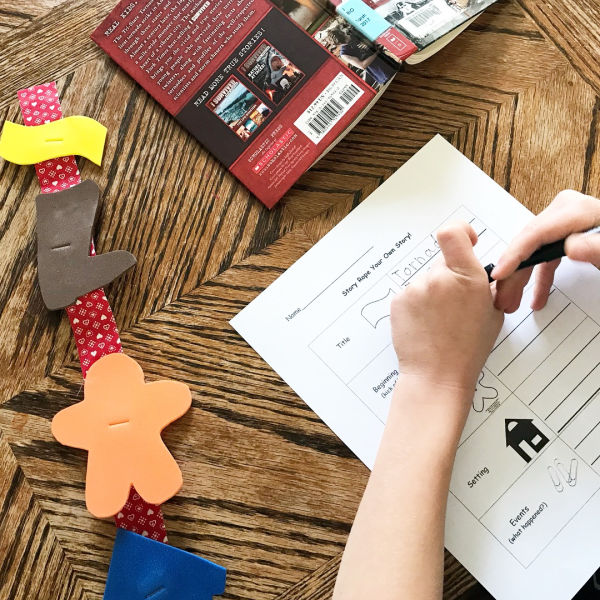 Kegiatan laporan buku pertama anak tali cerita.